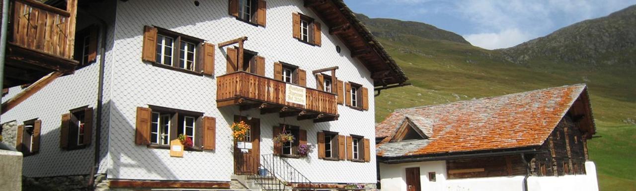 Hotel Gasthaus Alpenrose Juf Zewnętrze zdjęcie