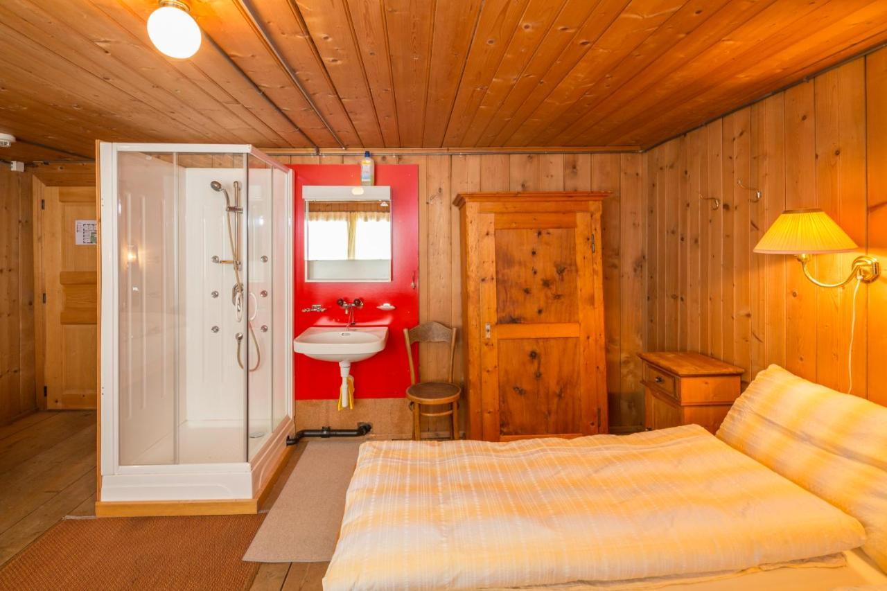 Hotel Gasthaus Alpenrose Juf Zewnętrze zdjęcie