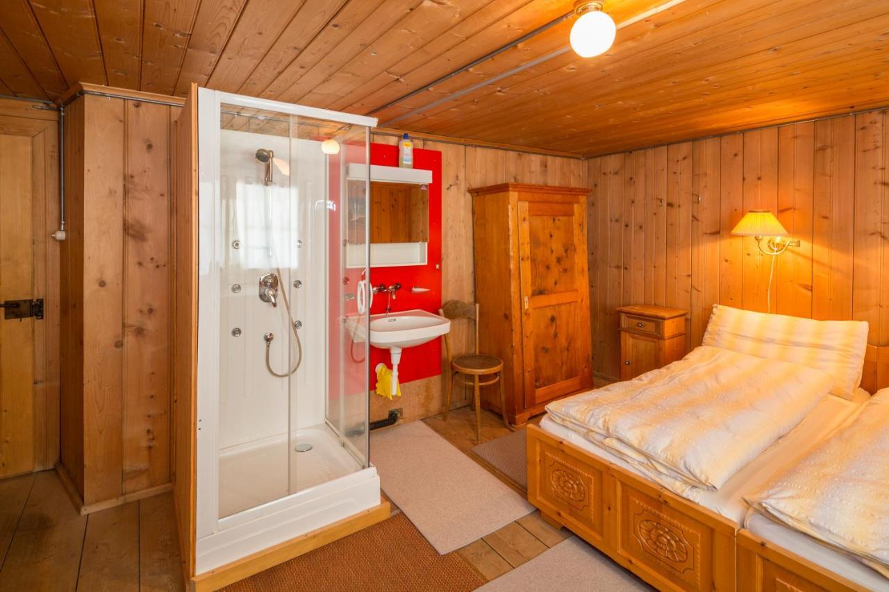 Hotel Gasthaus Alpenrose Juf Zewnętrze zdjęcie